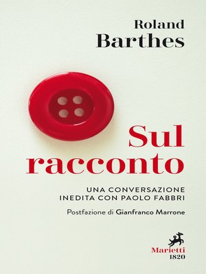cover image of Sul racconto